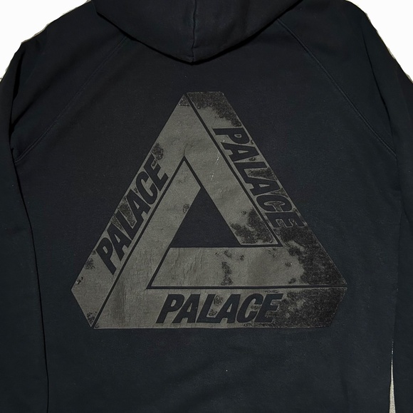 PALACE Hoodie (M) with Velvet details - Picture 2 of 4